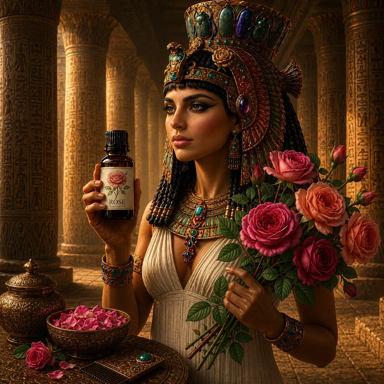 Rose essential oil